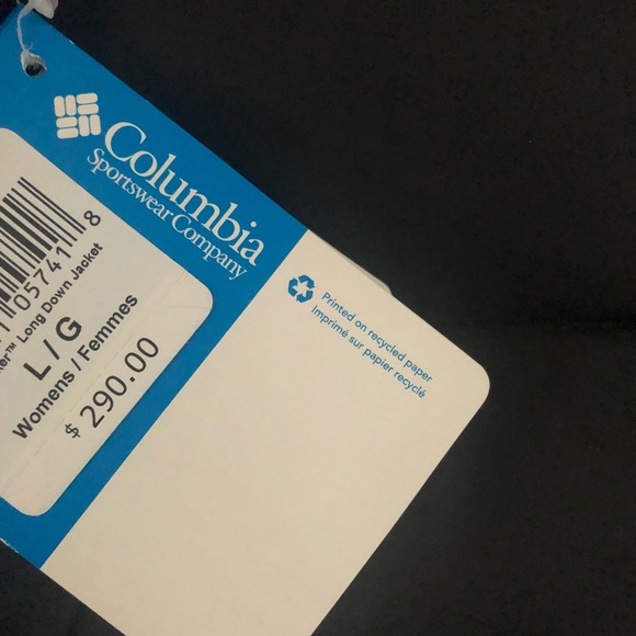 NWT COLUMBIA WOMEN HEXBREAKER LONG DOWN JACKET! - Picture 4 of 5